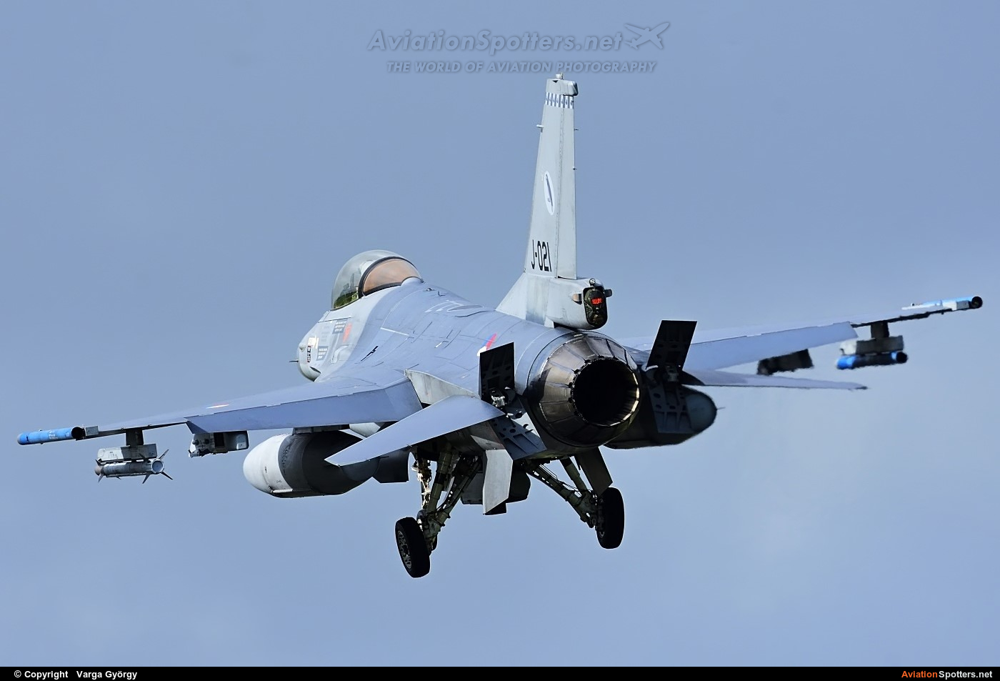 Netherlands - Air Force  -  F-16AM Fighting Falcon  (J-021) By Varga György (vargagyuri)