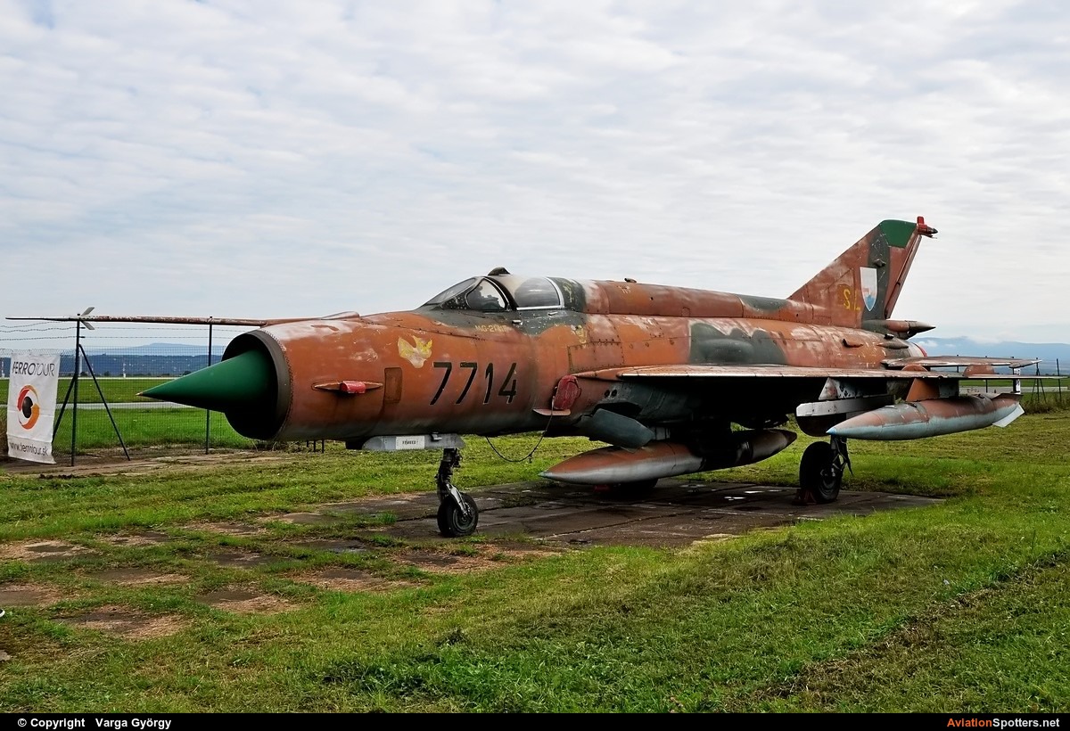 Slovakia - Air Force  -  MiG-21MF  (7714) By Varga György (vargagyuri)