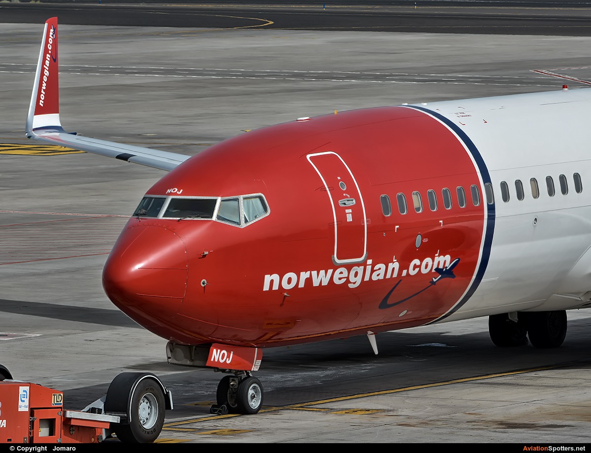 Norwegian Air Shuttle  -  737-800  (LN-NOJ) By Jomaro (Nano Rodriguez)