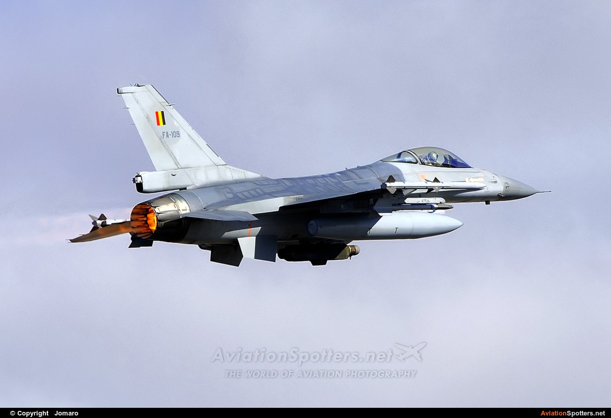 Belgium - Air Force  -  F-16AM Fighting Falcon  (FA-109) By Jomaro (Nano Rodriguez)