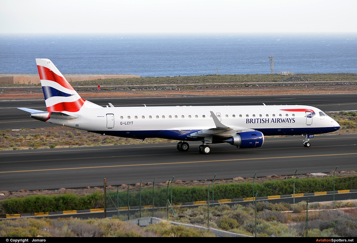 British Airways - City Flyer  -  195LR  (G-LCYT) By Jomaro (Nano Rodriguez)