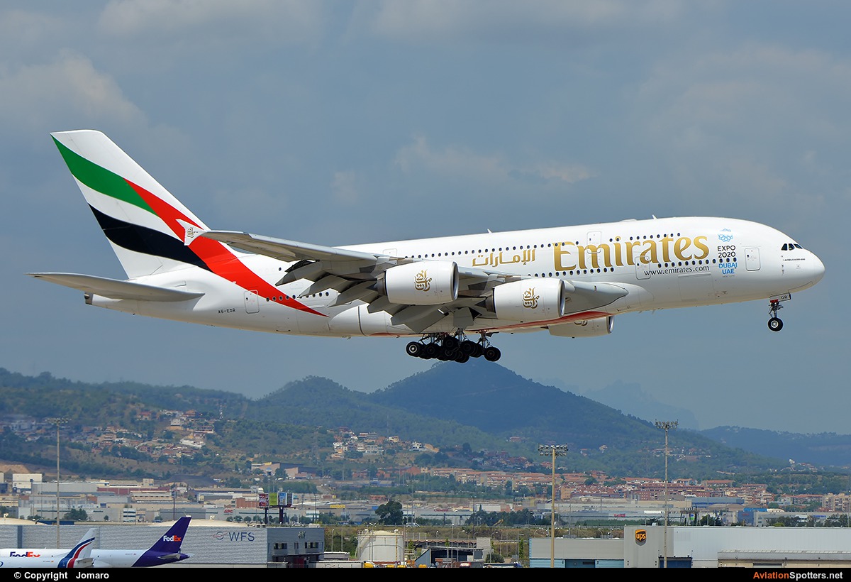 Emirates Airlines  -  A380-861  (A6-EDR) By Jomaro (Nano Rodriguez)
