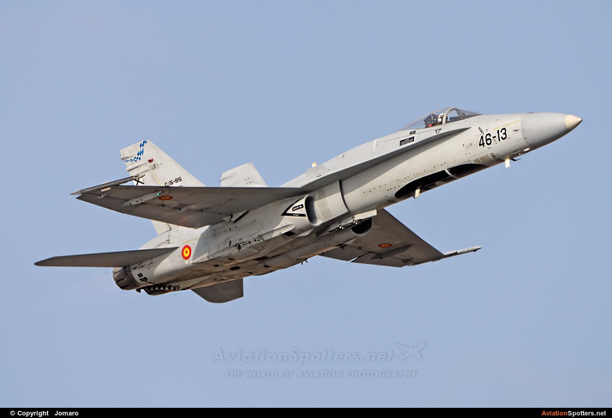 Spain - Air Force  -  EF-18A Hornet  (C.15-85) By Jomaro (Nano Rodriguez)