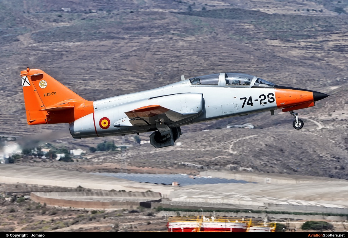 Spain - Air Force  -  C-101EB Aviojet  (E.25-72) By Jomaro (Nano Rodriguez)