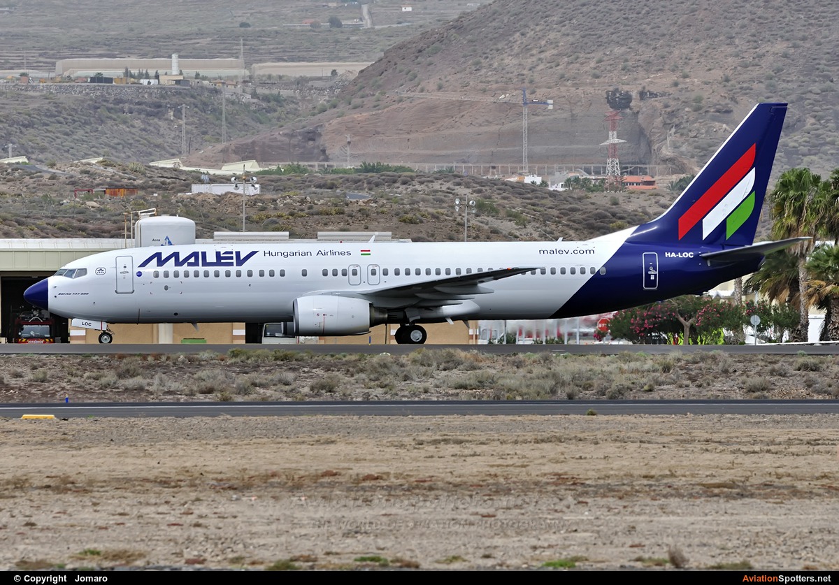 Malev  -  737-800  (HA-LOC) By Jomaro (Nano Rodriguez)