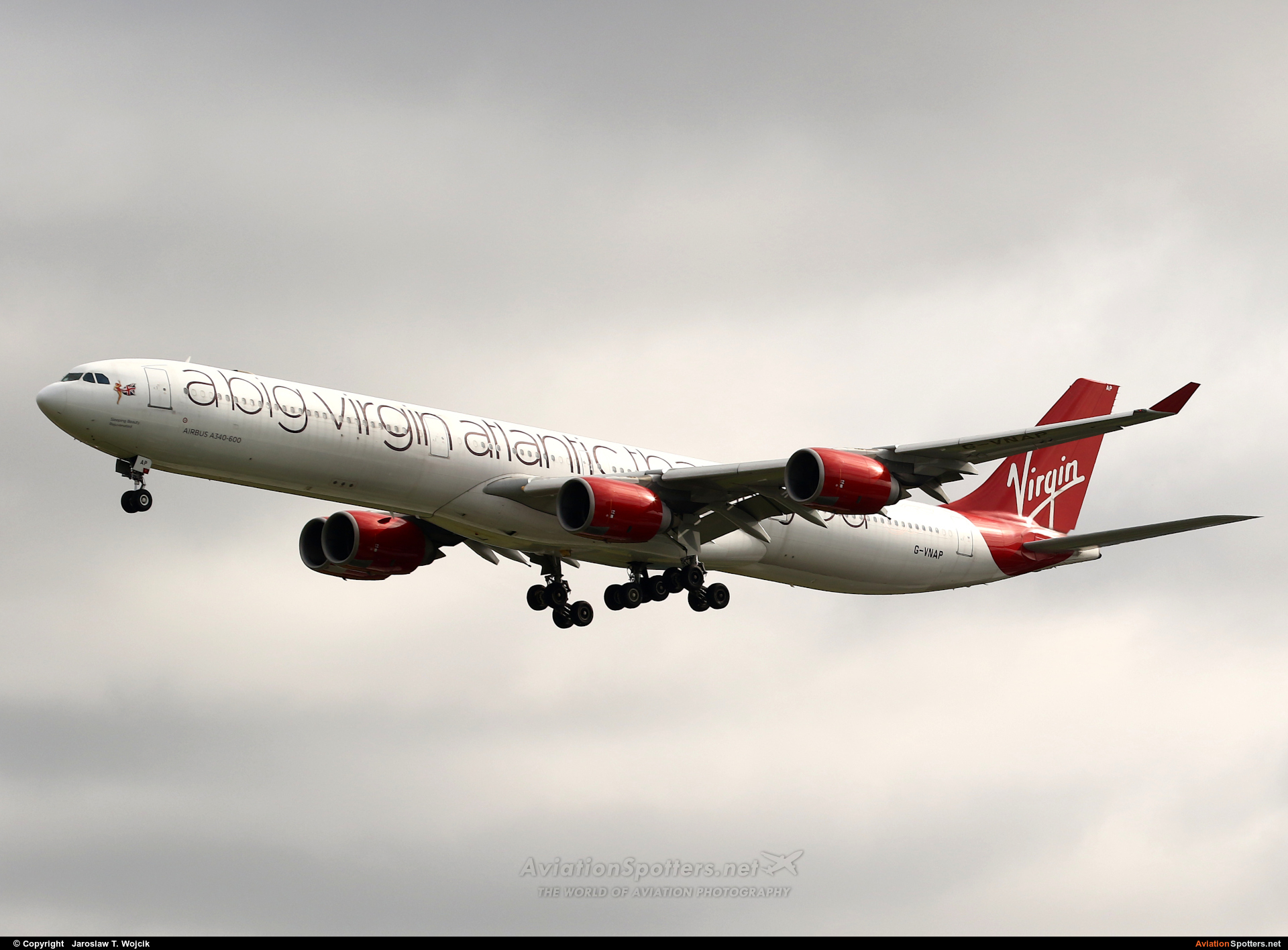 Virgin Atlantic  -  A340-600  (G-VNAP) By Jaroslaw T. Wojcik (jarektw)