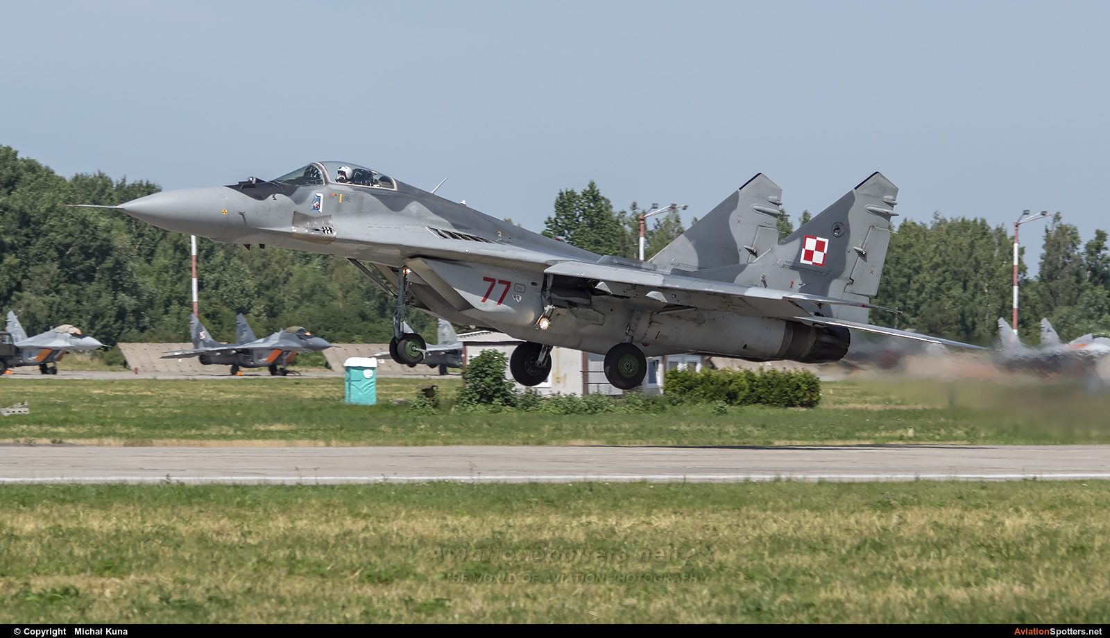 Poland - Air Force  -  MiG-29A  (77) By Michał Kuna (big)