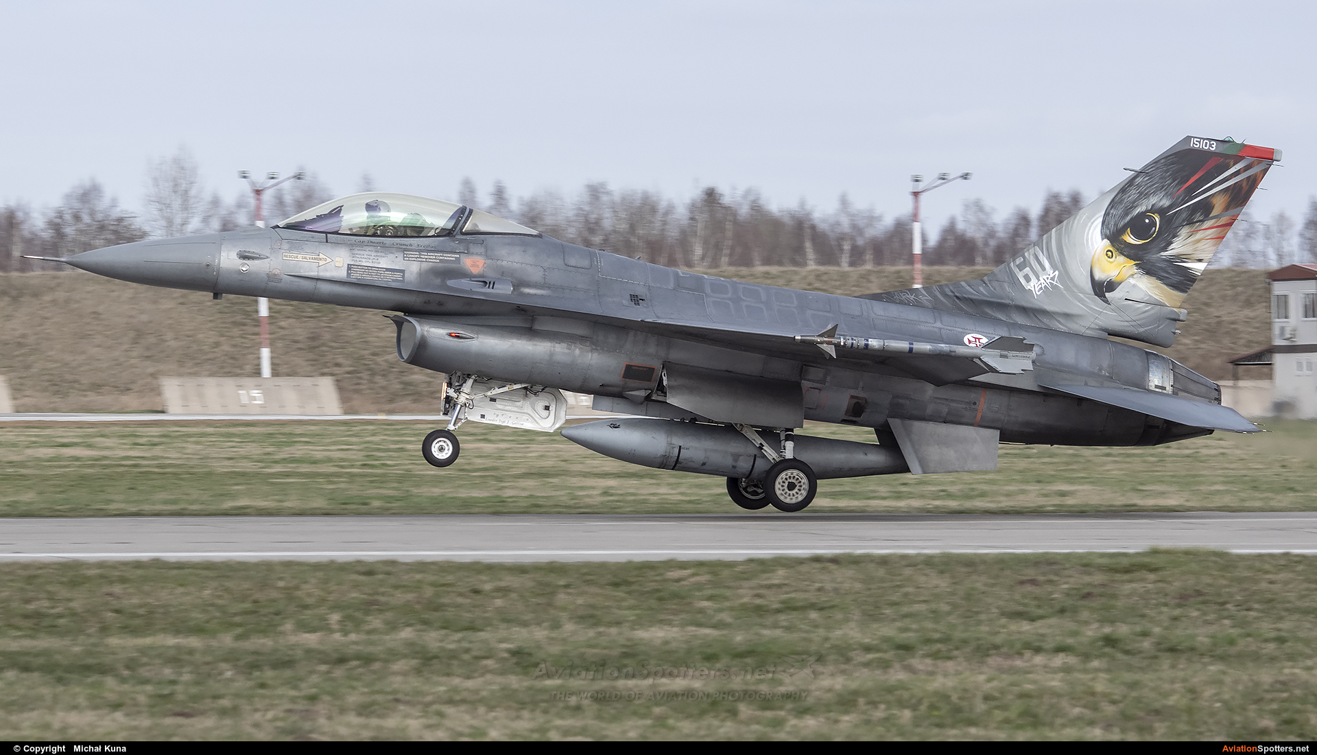 Portugal - Air Force  -  F-16AM Fighting Falcon  (15103) By Michał Kuna (big)