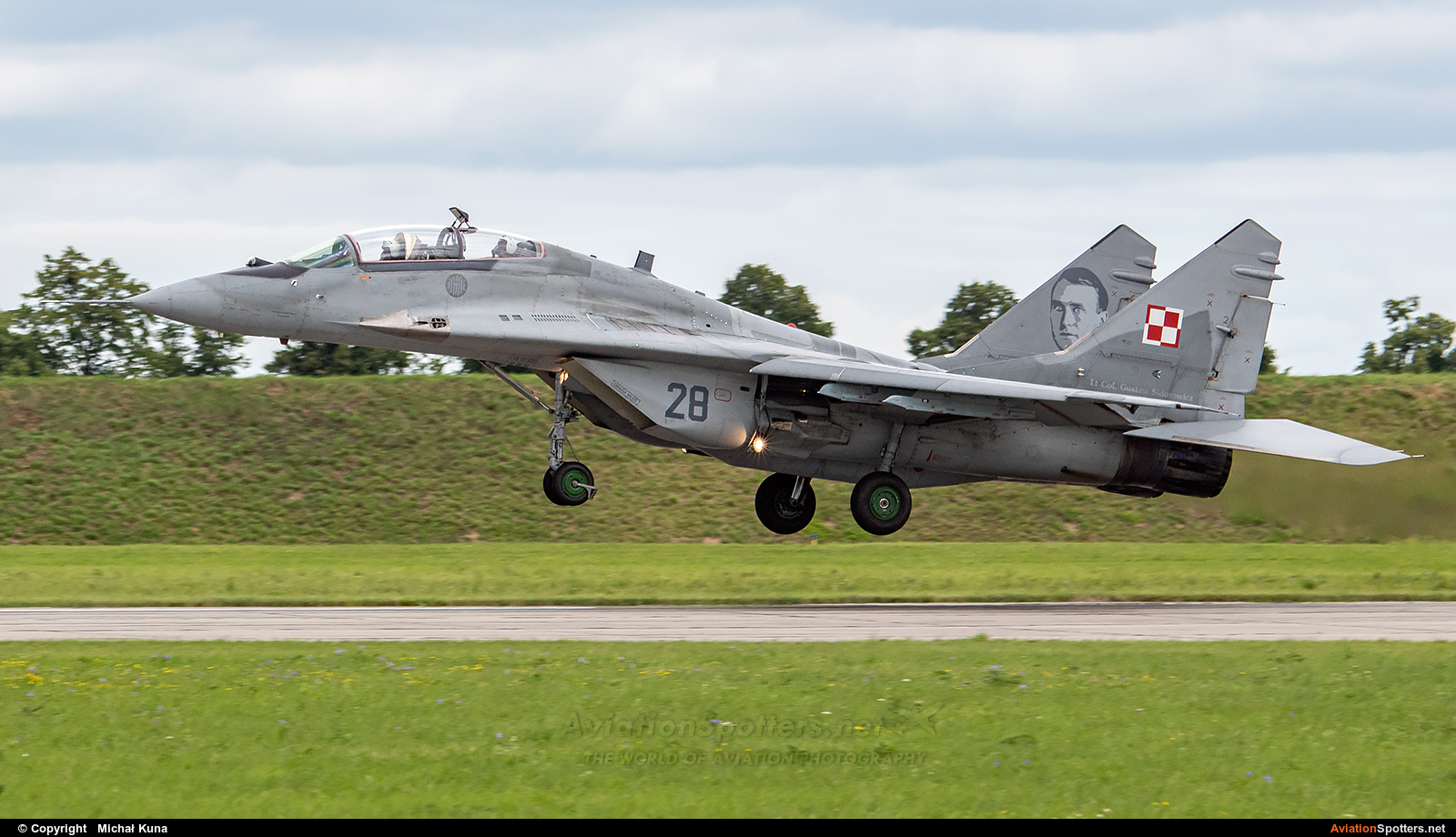 Poland - Air Force  -  MiG-29UB  (28) By Michał Kuna (big)