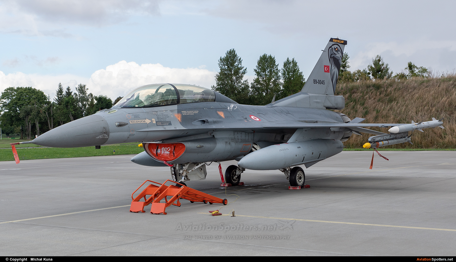 Turkey - Air Force  -  F-16D Fighting Falcon  (89-0045) By Michał Kuna (big)