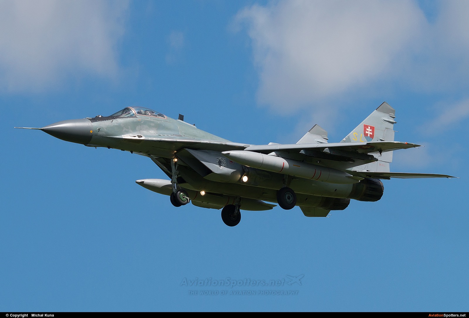 Slovakia - Air Force  -  MiG-29AS  (6728) By Michał Kuna (big)