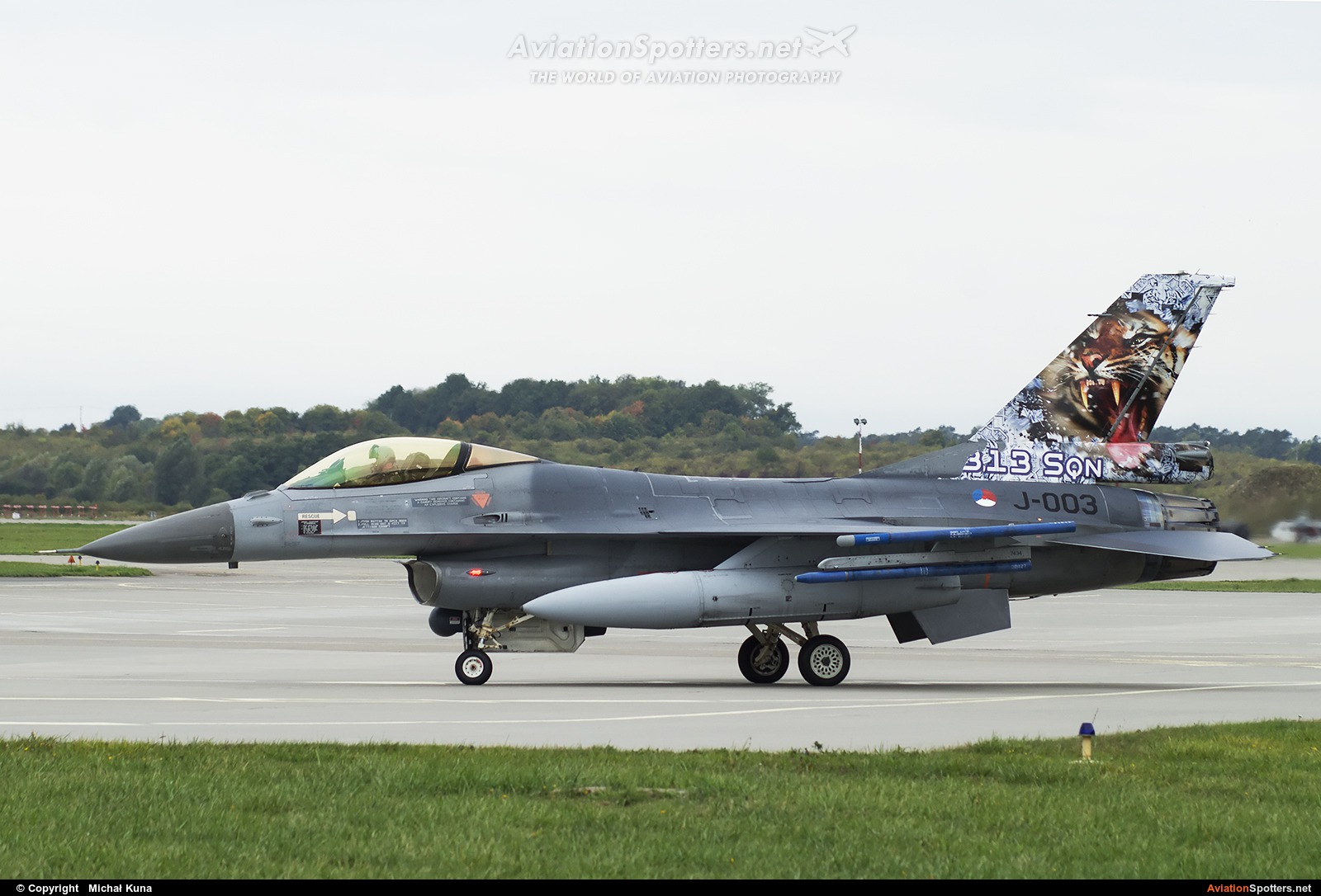Netherlands - Air Force  -  F-16AM Fighting Falcon  (J-003) By Michał Kuna (big)