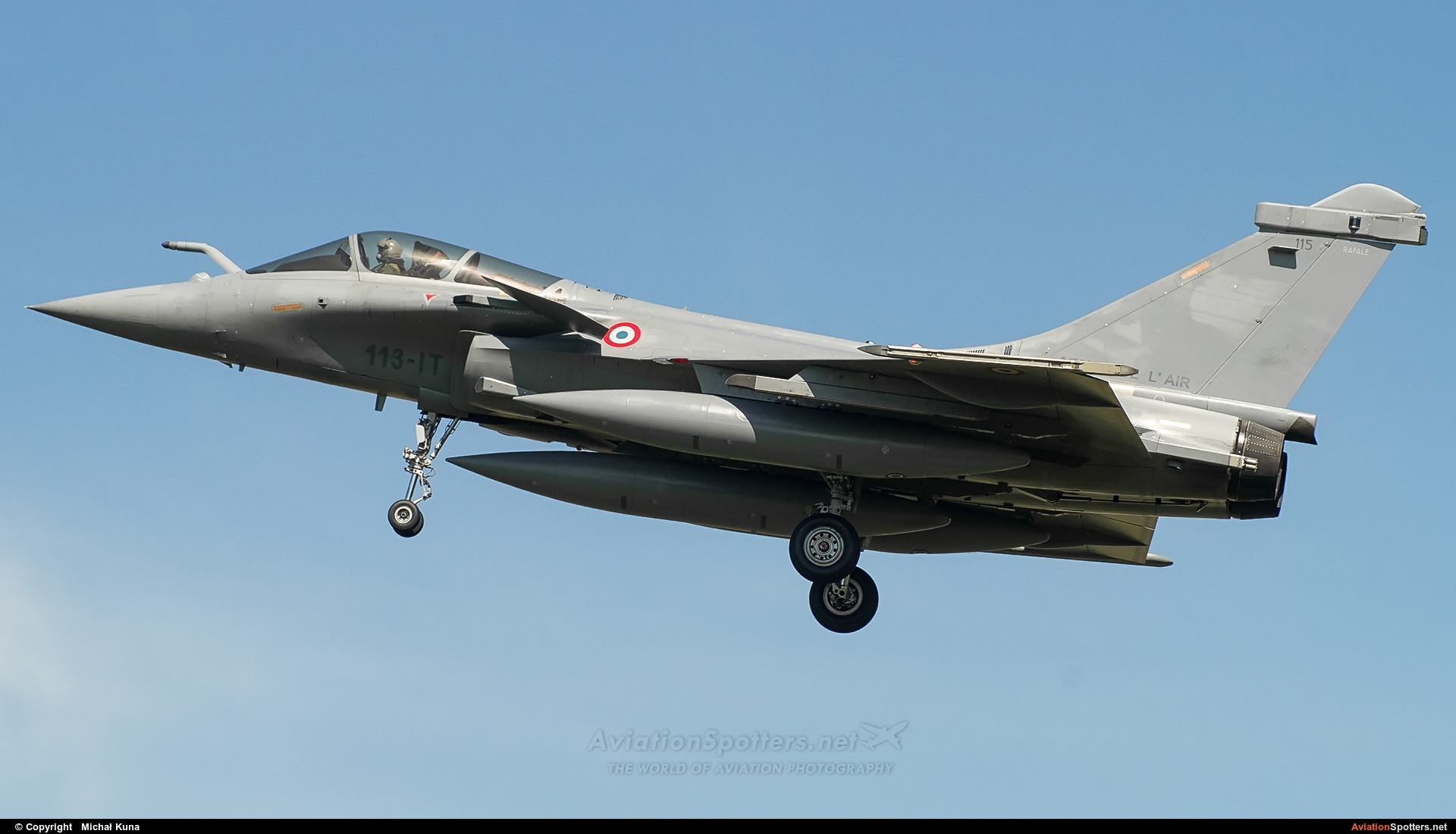 France - Air Force  -  Rafale C  (113-IT) By Michał Kuna (big)