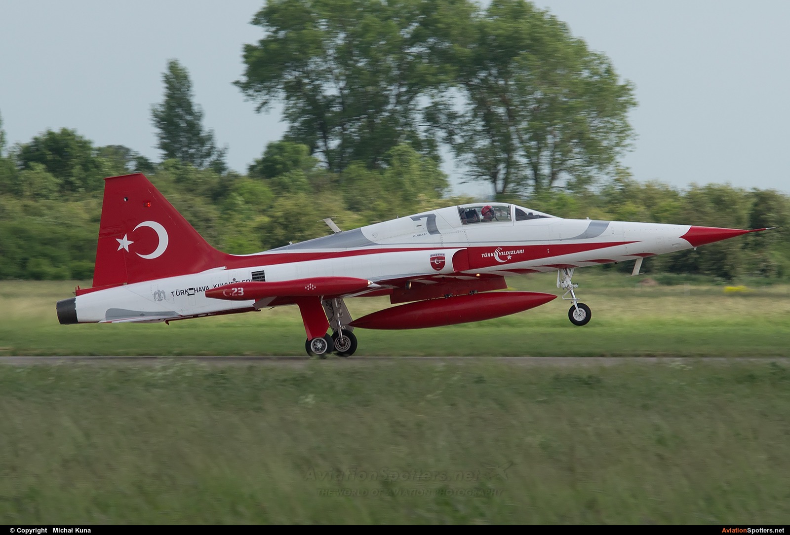 Turkey - Air Force : Turkish Stars  -  NF-5A  (70-3023) By Michał Kuna (big)