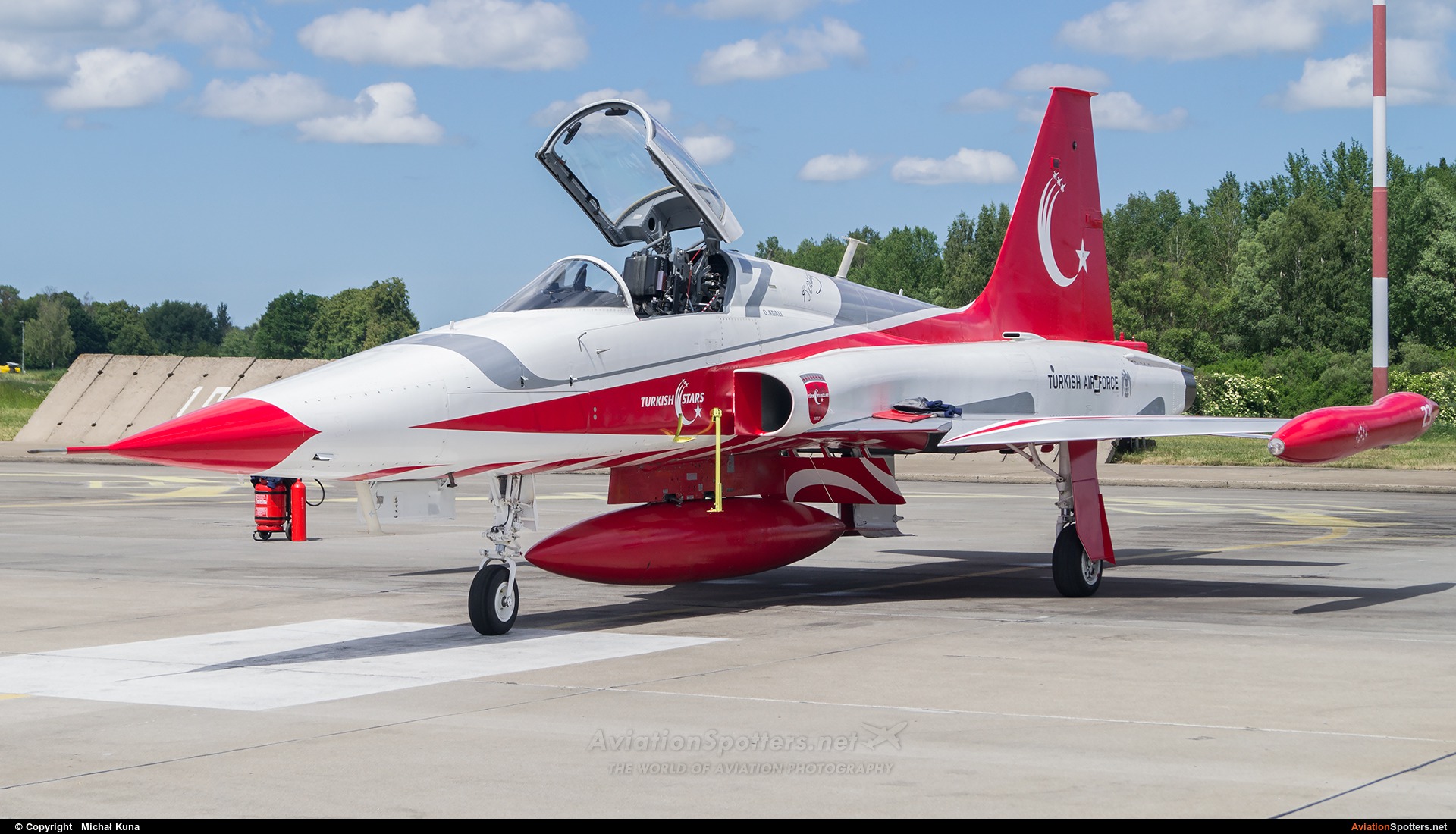 Turkey - Air Force : Turkish Stars  -  NF-5A  (70-3023) By Michał Kuna (big)