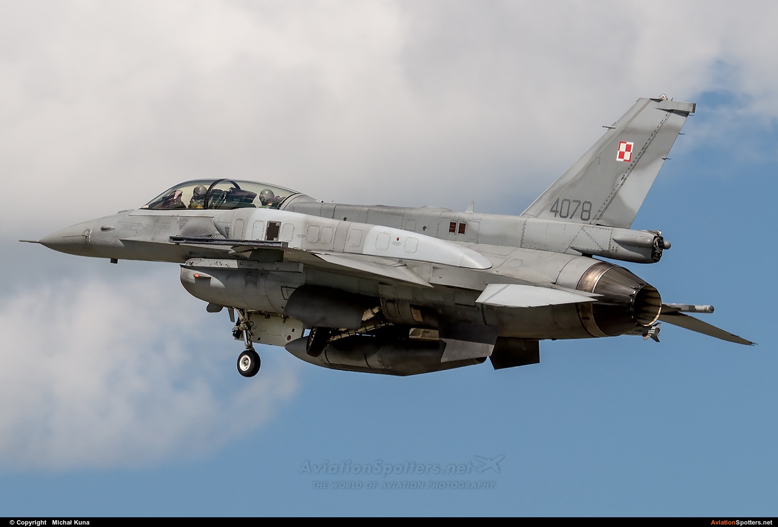 Poland - Air Force  -  F-16D Fighting Falcon  (4078) By Michał Kuna (big)