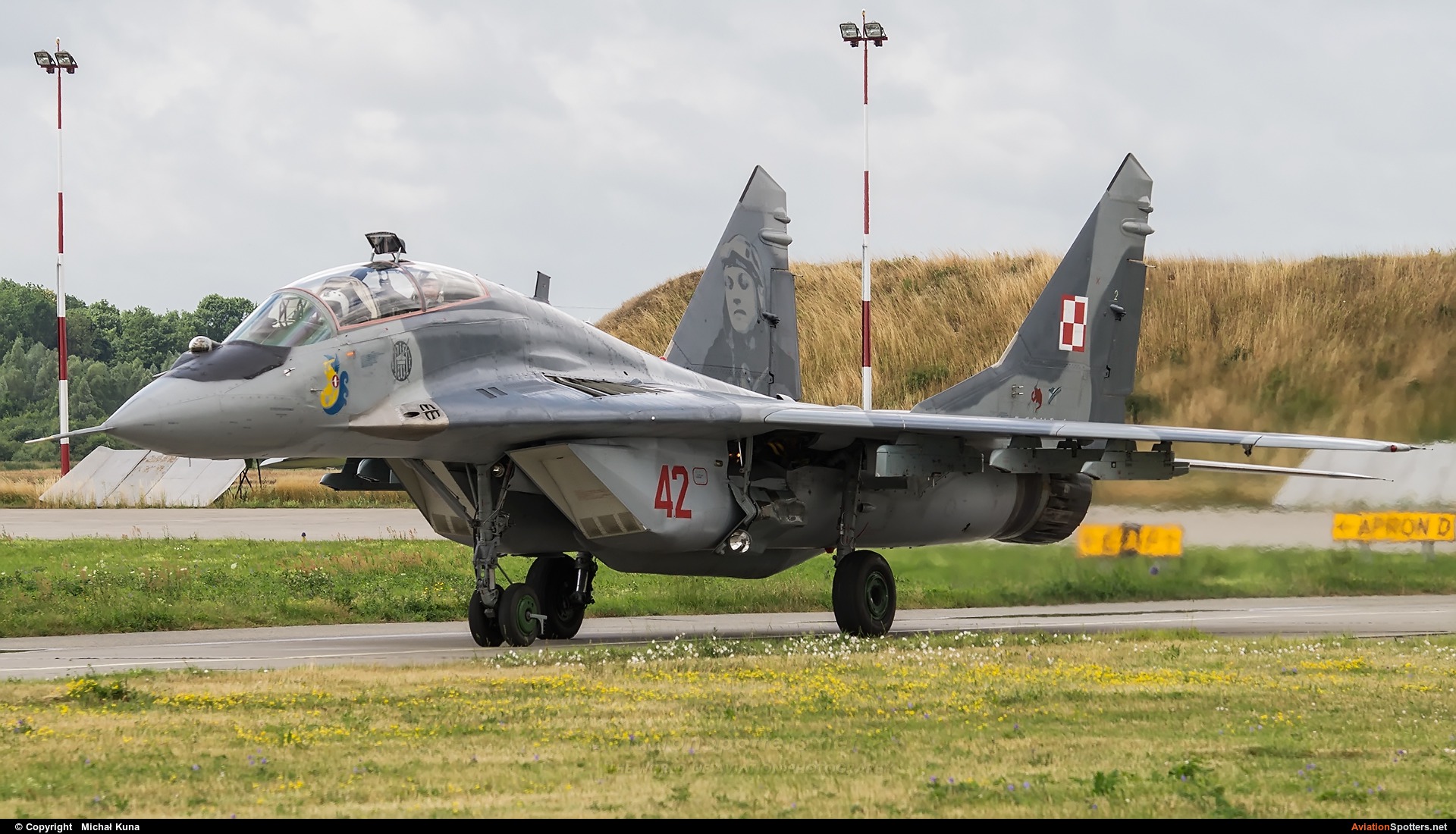 Poland - Air Force  -  MiG-29UB  (42) By Michał Kuna (big)