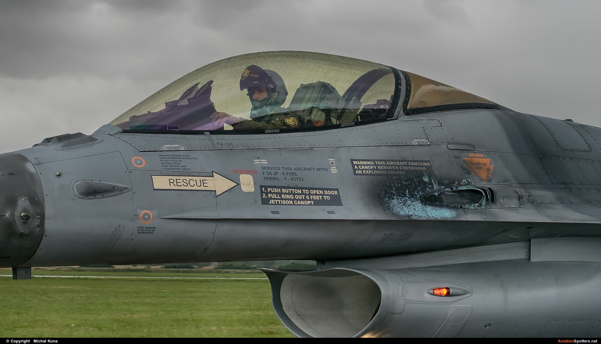 Belgium - Air Force  -  F-16AM Fighting Falcon  (FA-94) By Michał Kuna (big)