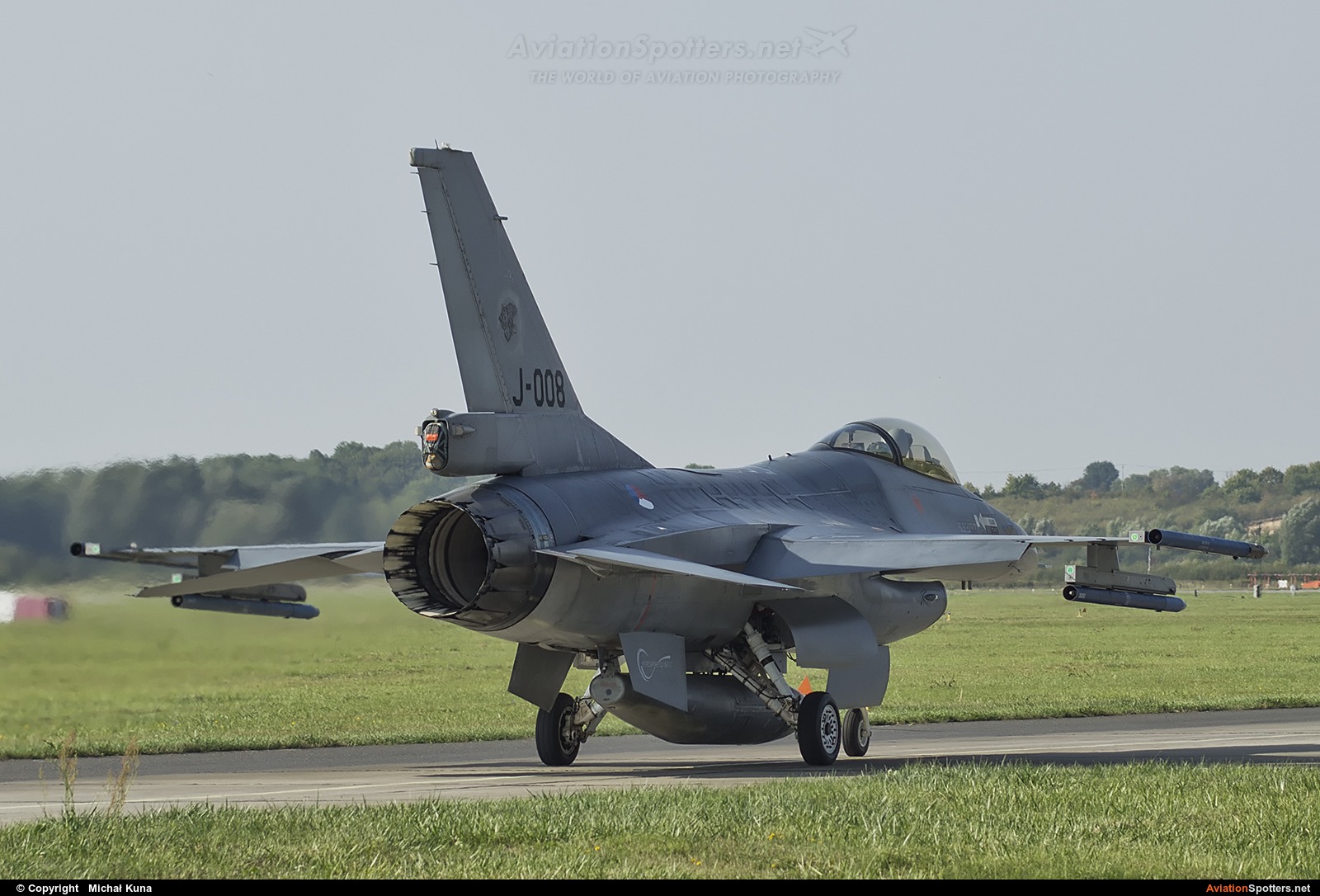 Netherlands - Air Force  -  F-16AM Fighting Falcon  (J-008) By Michał Kuna (big)