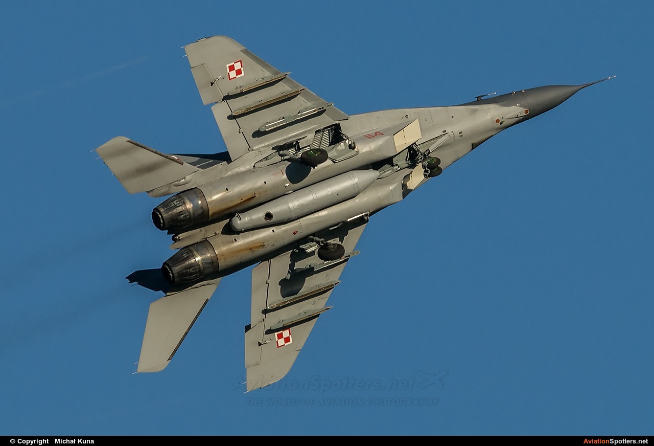 Poland - Air Force  -  MiG-29A  (114) By Michał Kuna (big)