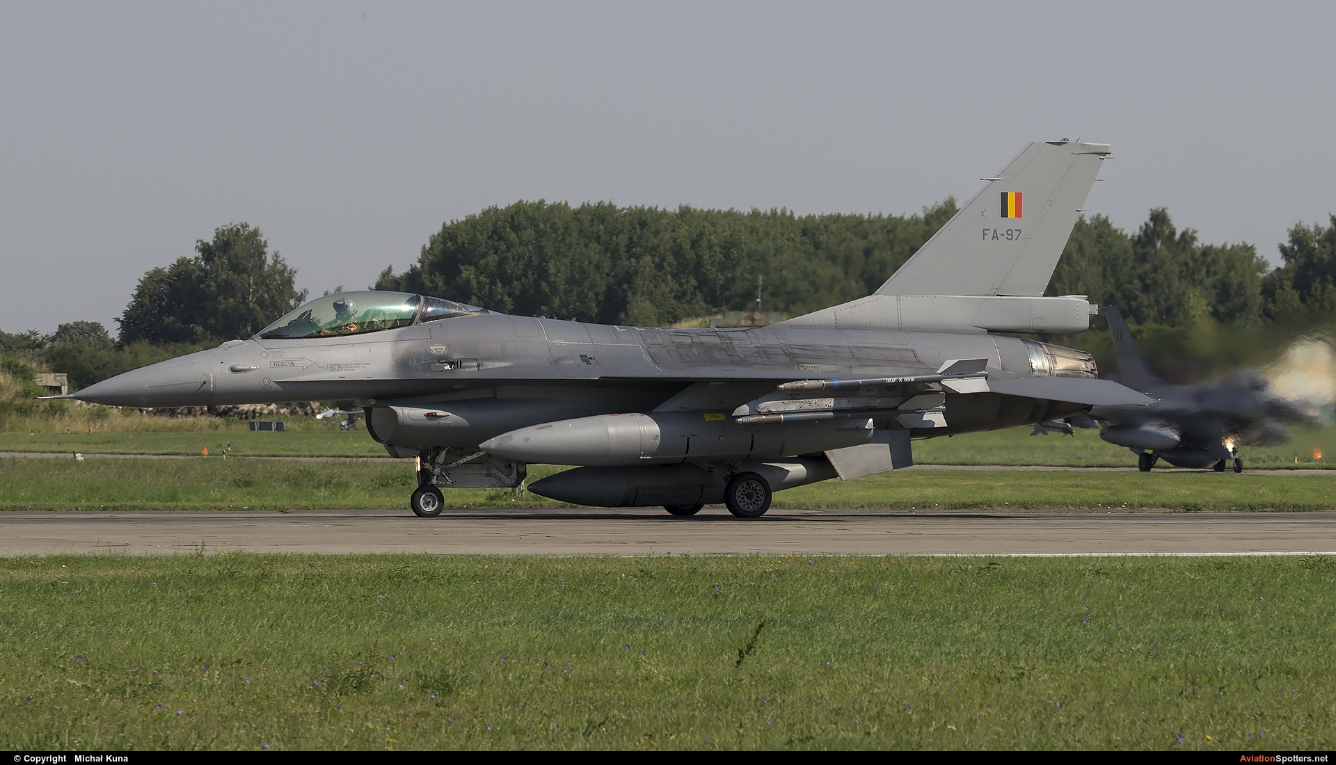 Belgium - Air Force  -  F-16AM Fighting Falcon  (FA-97) By Michał Kuna (big)