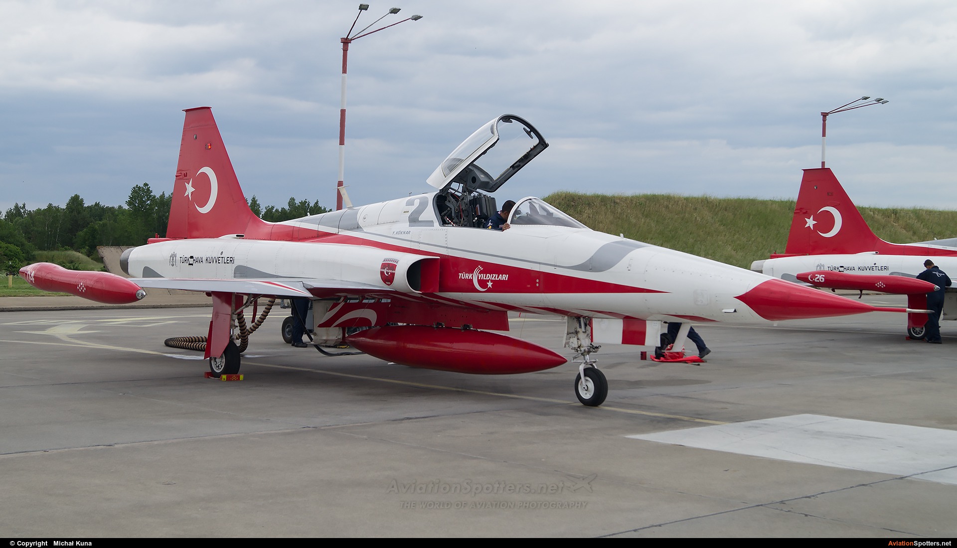 Turkey - Air Force : Turkish Stars  -  NF-5A  (70-3004) By Michał Kuna (big)