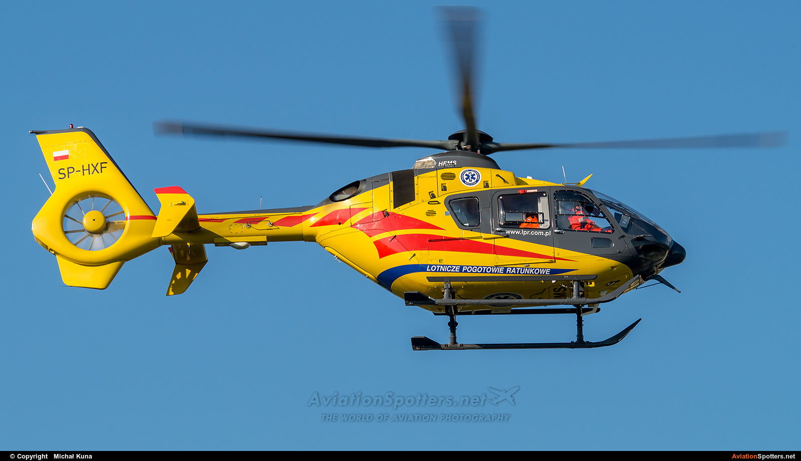 Polish Medical Air Rescue - Lotnicze Pogotowie Ratunkowe  -  EC135 (all models)  (SP-HXF) By Michał Kuna (big)