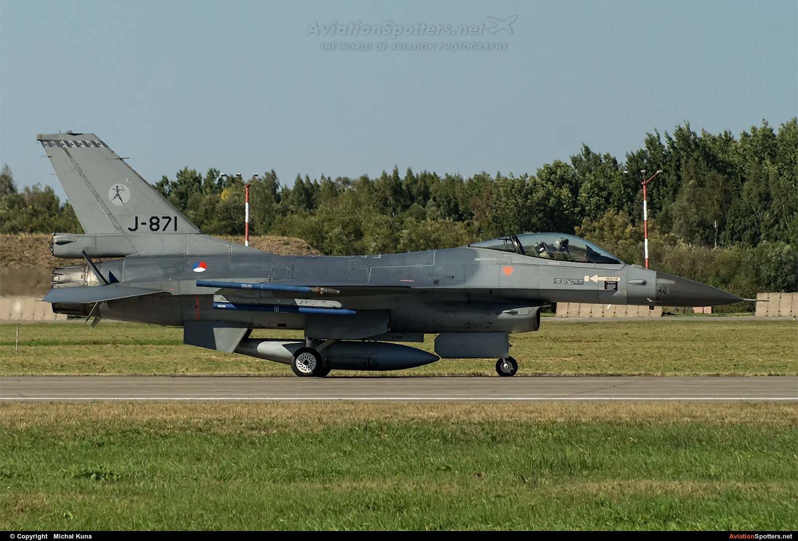 Netherlands - Air Force  -  F-16AM Fighting Falcon  (J-871) By Michał Kuna (big)