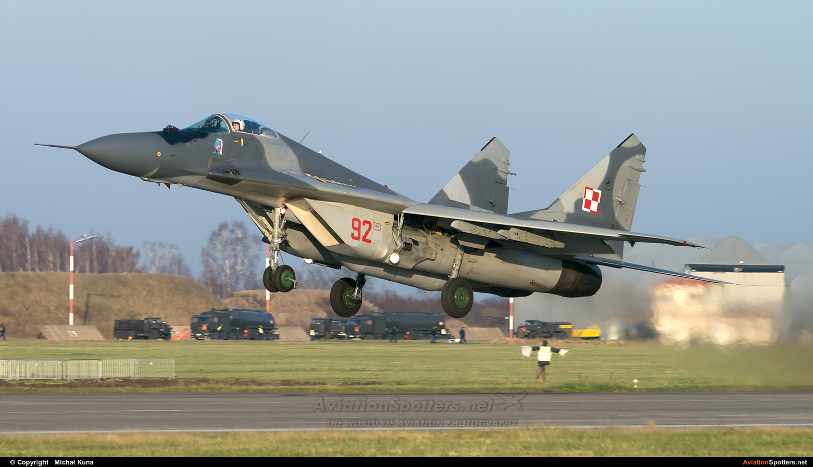 Poland - Air Force  -  MiG-29GT  (92) By Michał Kuna (big)