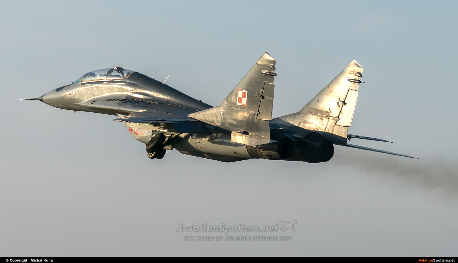 Poland - Air Force  -  MiG-29GT  (4123) By Michał Kuna (big)