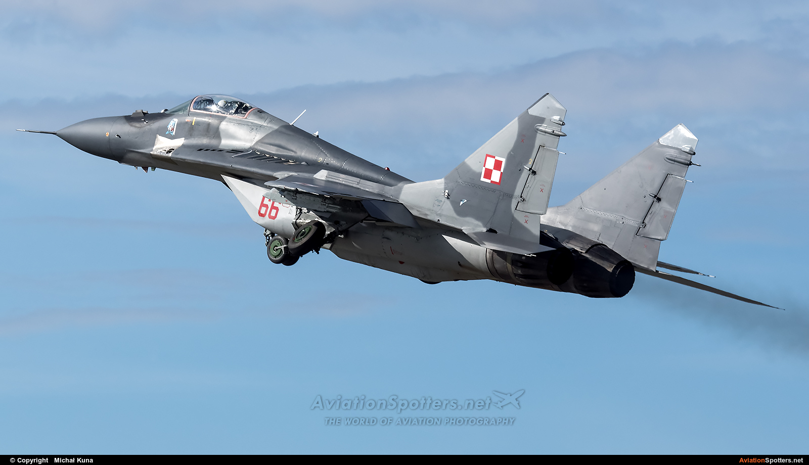 Poland - Air Force  -  MiG-29A  (66) By Michał Kuna (big)