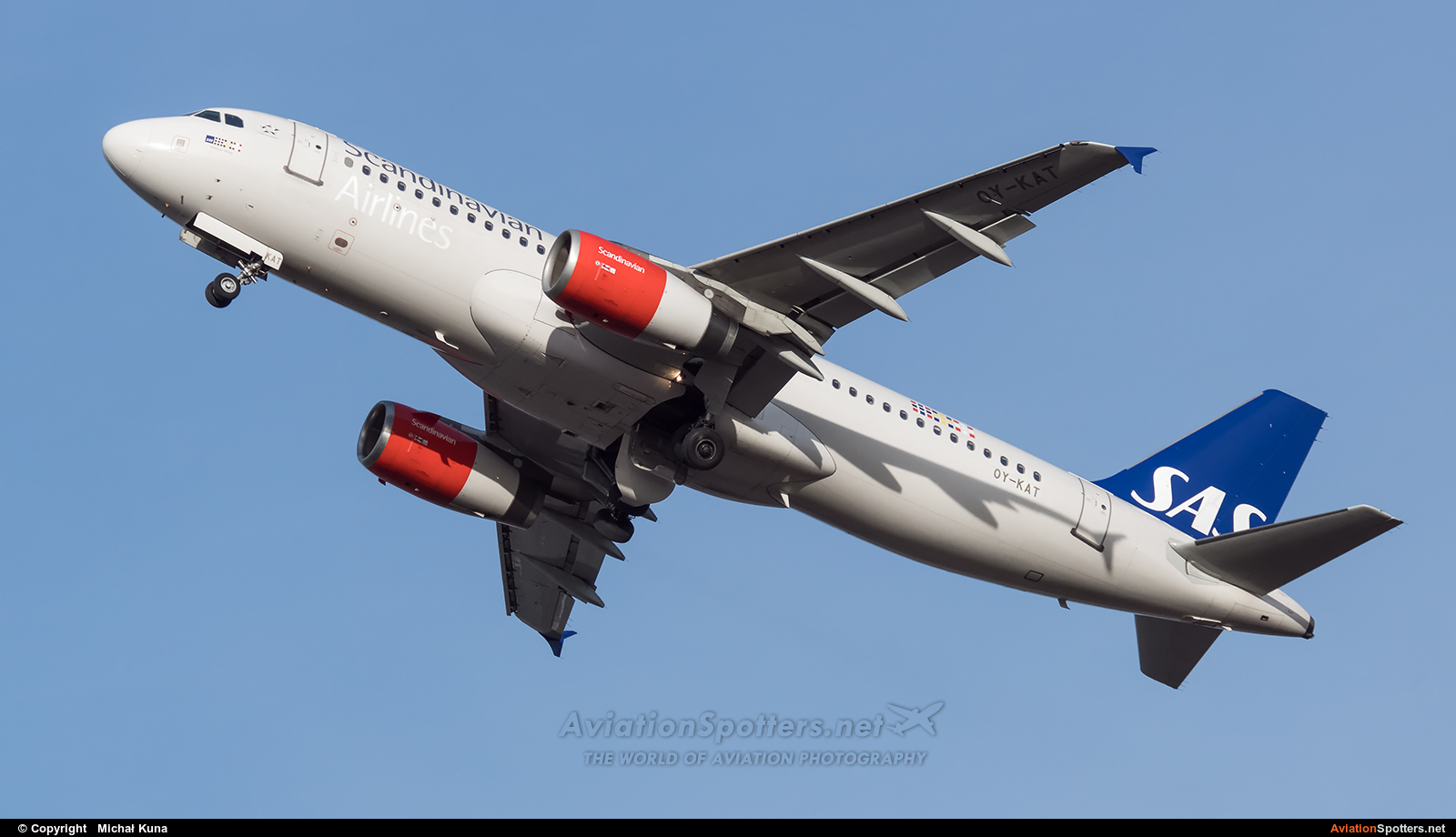 SAS - Scandinavian Airlines  -  A320-232  (OY-KAT) By Michał Kuna (big)