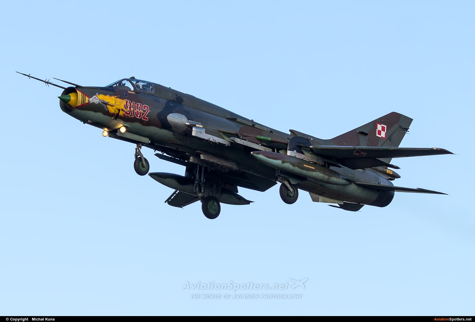 Poland - Air Force  -  Su-22M-4  (9102) By Michał Kuna (big)