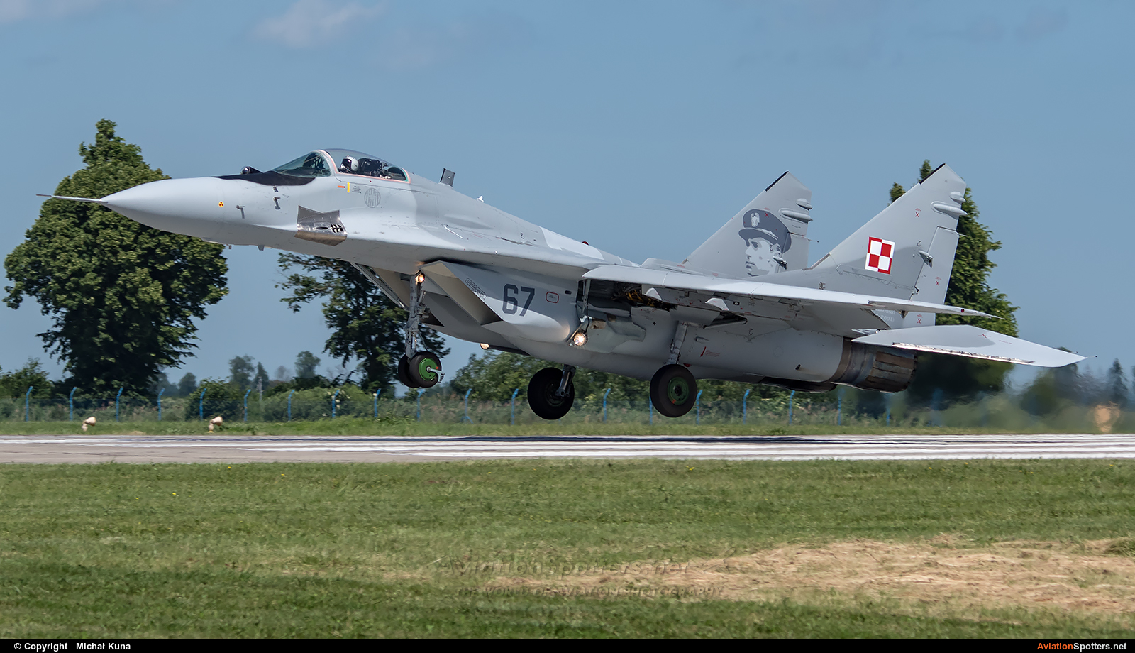 Poland - Air Force  -  MiG-29A  (67) By Michał Kuna (big)