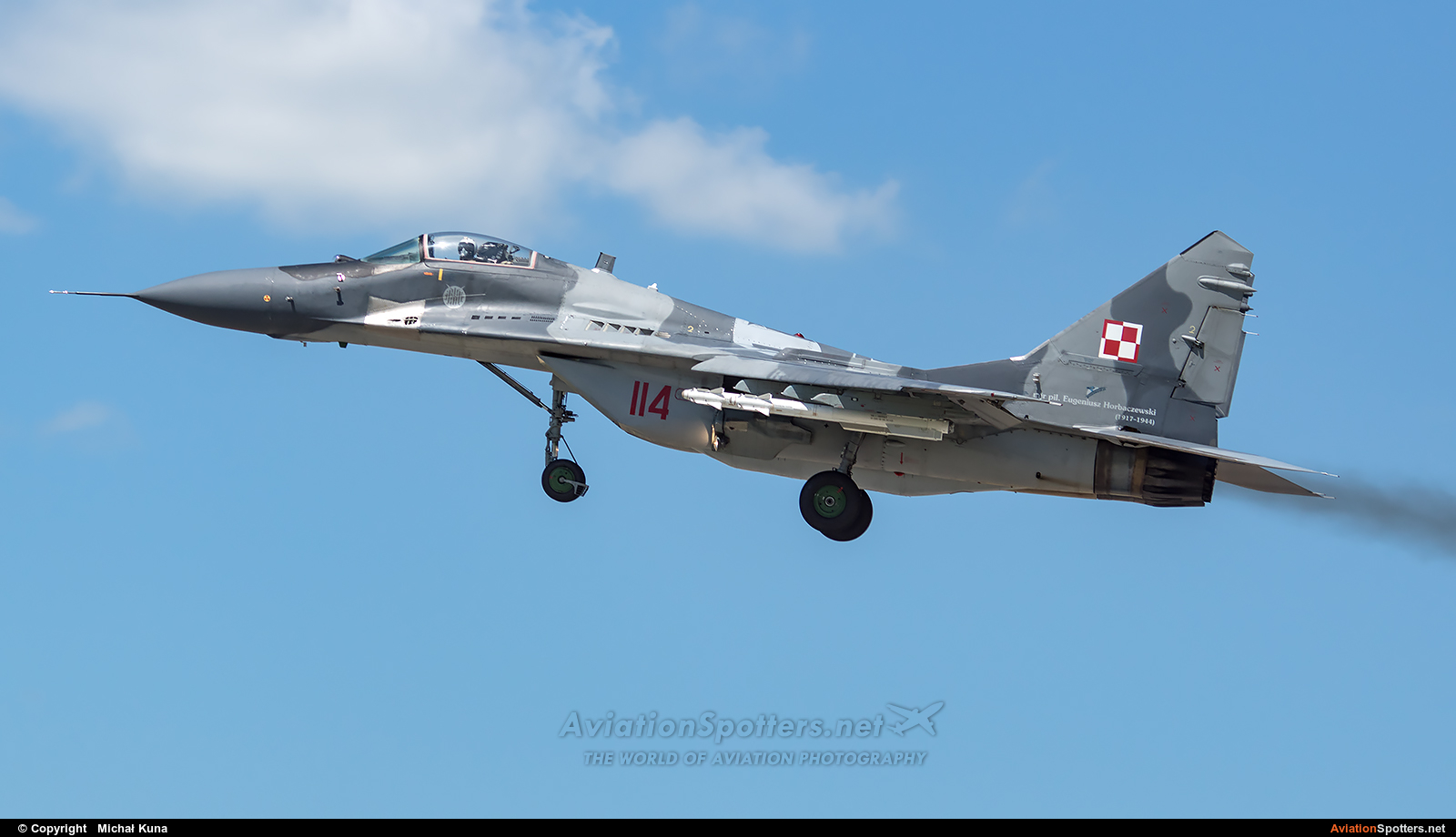 Poland - Air Force  -  MiG-29A  (114) By Michał Kuna (big)