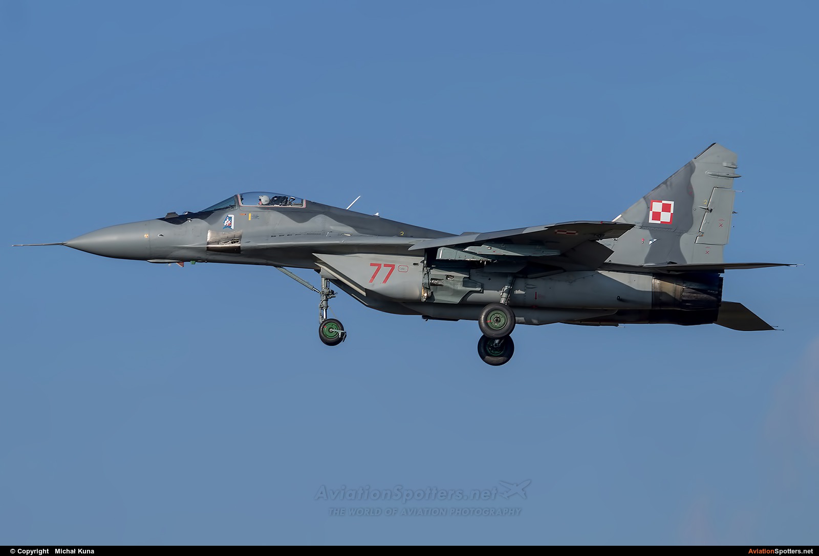 Poland - Air Force  -  MiG-29  (77) By Michał Kuna (big)