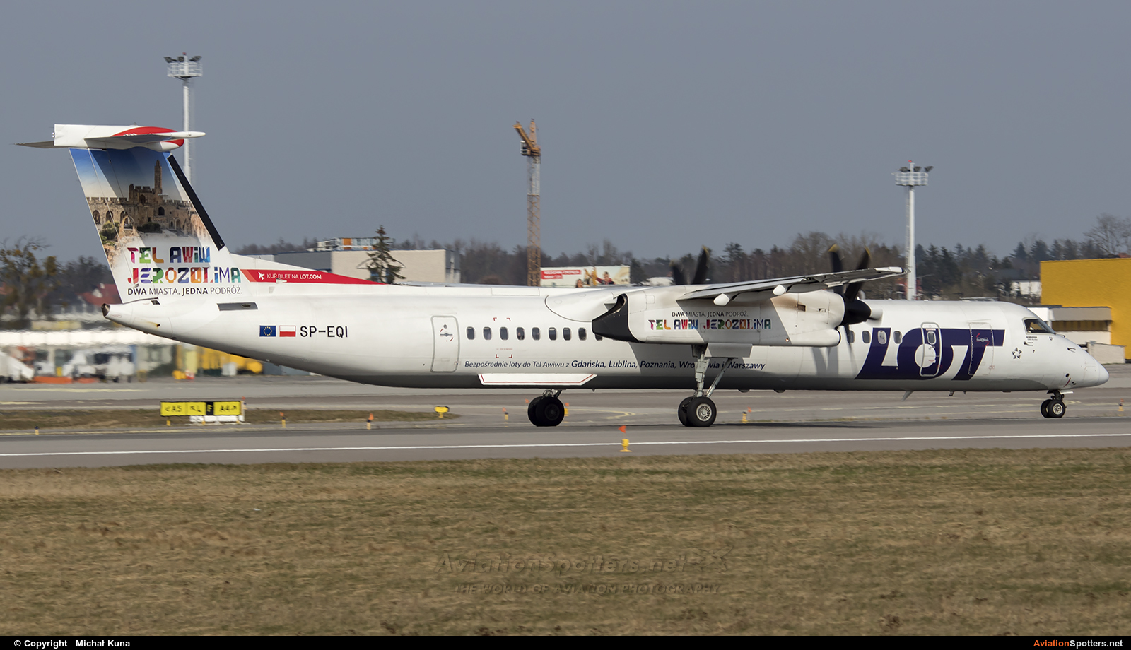 LOT - Polish Airlines  -  DHC-8-402Q Dash 8  (SP-EQI) By Michał Kuna (big)