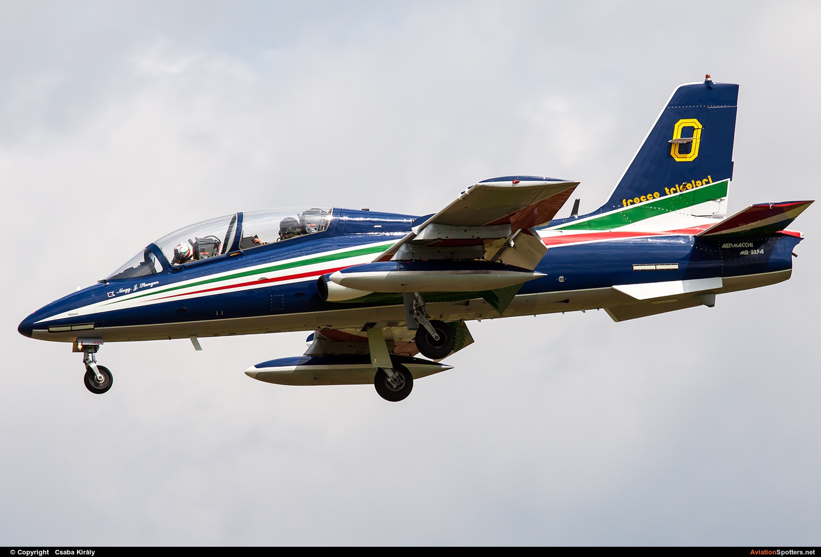Italy - Air Force : Frecce Tricolori  -  MB-339-A-PAN  (MM54551) By Csaba Király (Csaba Kiraly)
