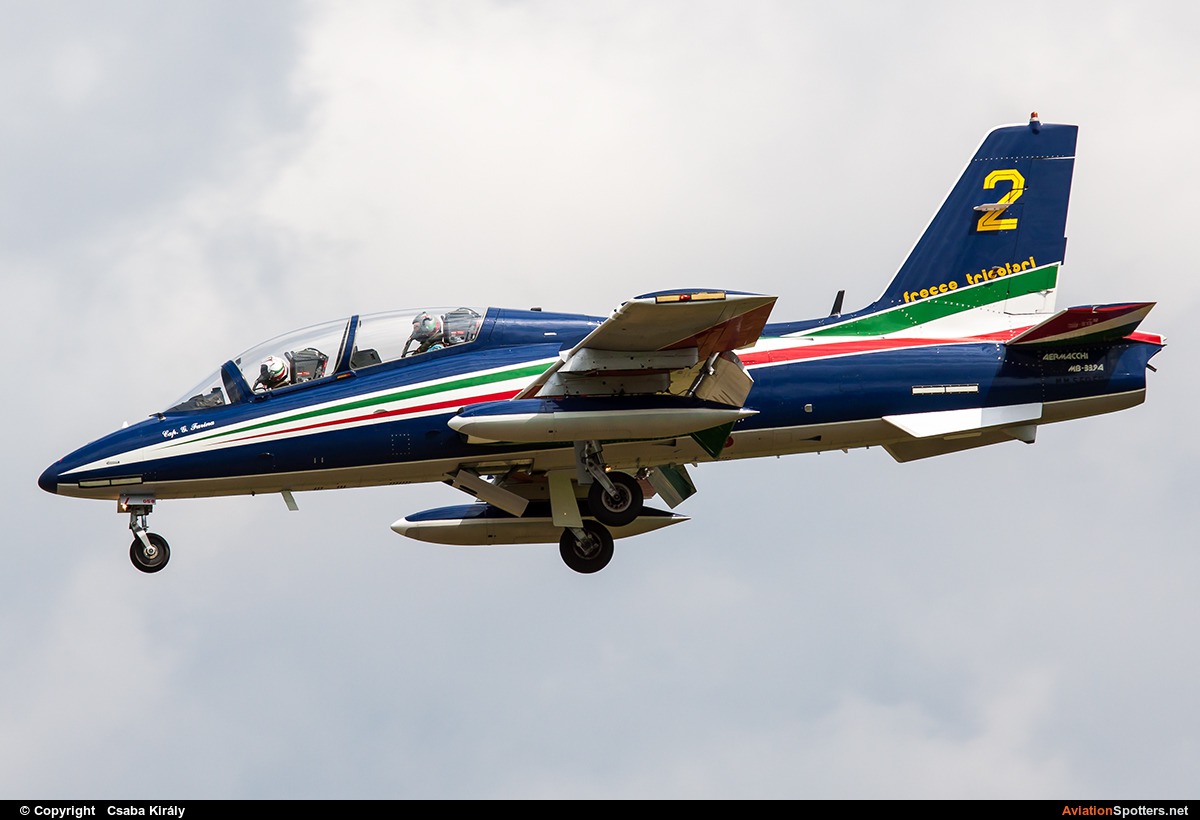Italy - Air Force : Frecce Tricolori  -  MB-339-A-PAN  (MM54487) By Csaba Király (Csaba Kiraly)