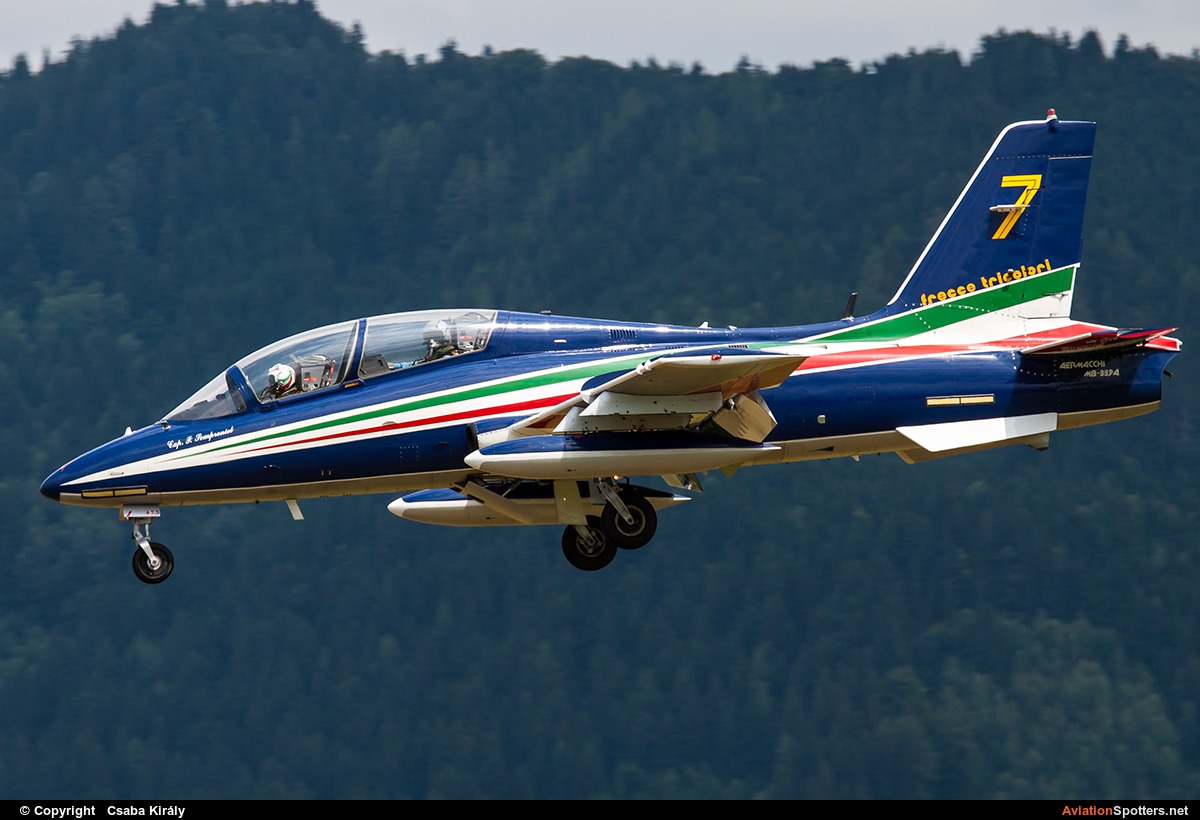 Italy - Air Force : Frecce Tricolori  -  MB-339-A-PAN  (MM54538) By Csaba Király (Csaba Kiraly)