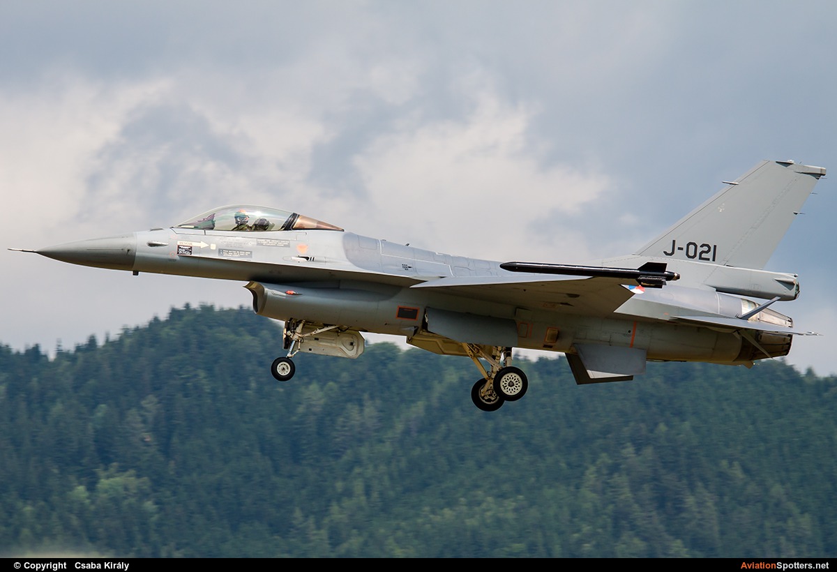 Netherlands - Air Force  -  F-16AM Fighting Falcon  (J-021) By Csaba Király (Csaba Kiraly)