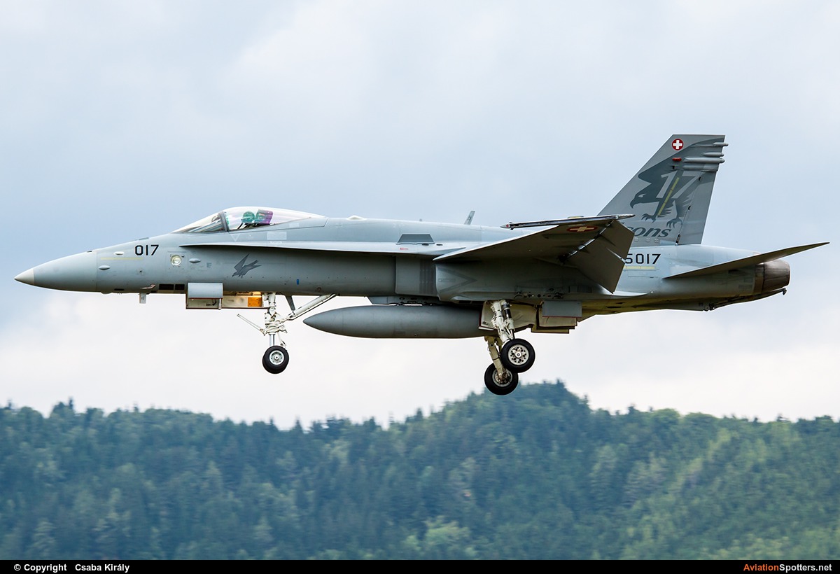 Switzerland - Air Force  -  F/A-18C Hornet  (J-5017) By Csaba Király (Csaba Kiraly)