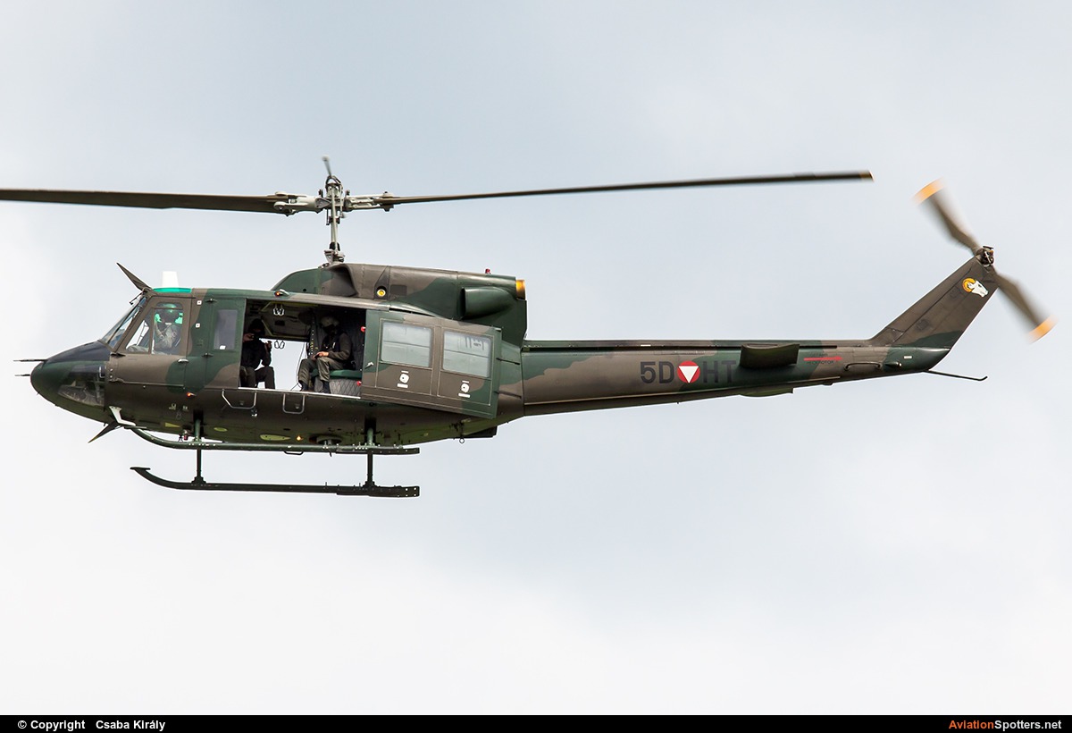 Austria - Air Force  -  Augusta-Bell 212  (5D-HT) By Csaba Király (Csaba Kiraly)
