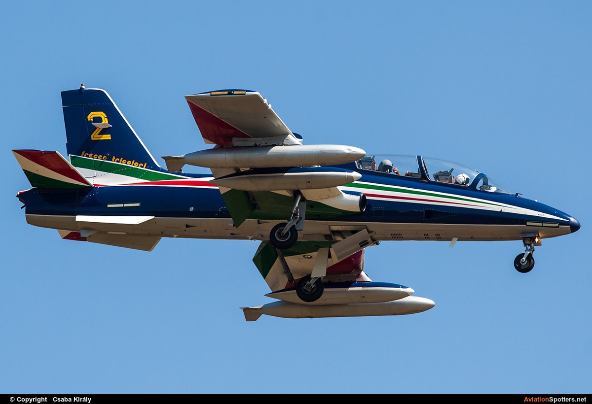 Italy - Air Force : Frecce Tricolori  -  MB-339-A-PAN  (MM54487) By Csaba Király (Csaba Kiraly)
