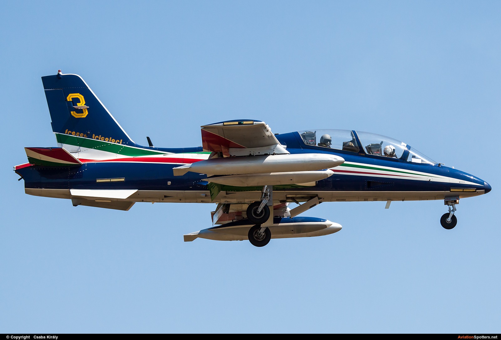 Italy - Air Force : Frecce Tricolori  -  MB-339-A-PAN  (MM54473) By Csaba Király (Csaba Kiraly)