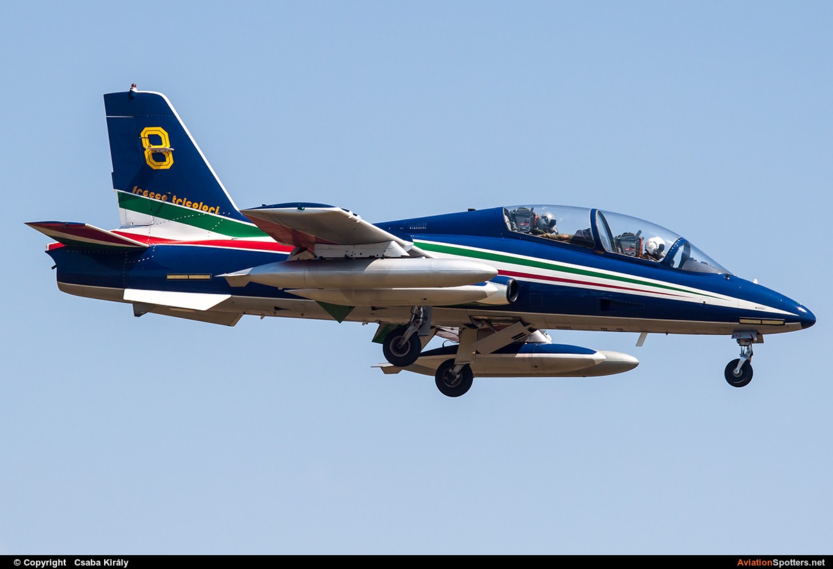 Italy - Air Force : Frecce Tricolori  -  MB-339-A-PAN  (MM54480) By Csaba Király (Csaba Kiraly)