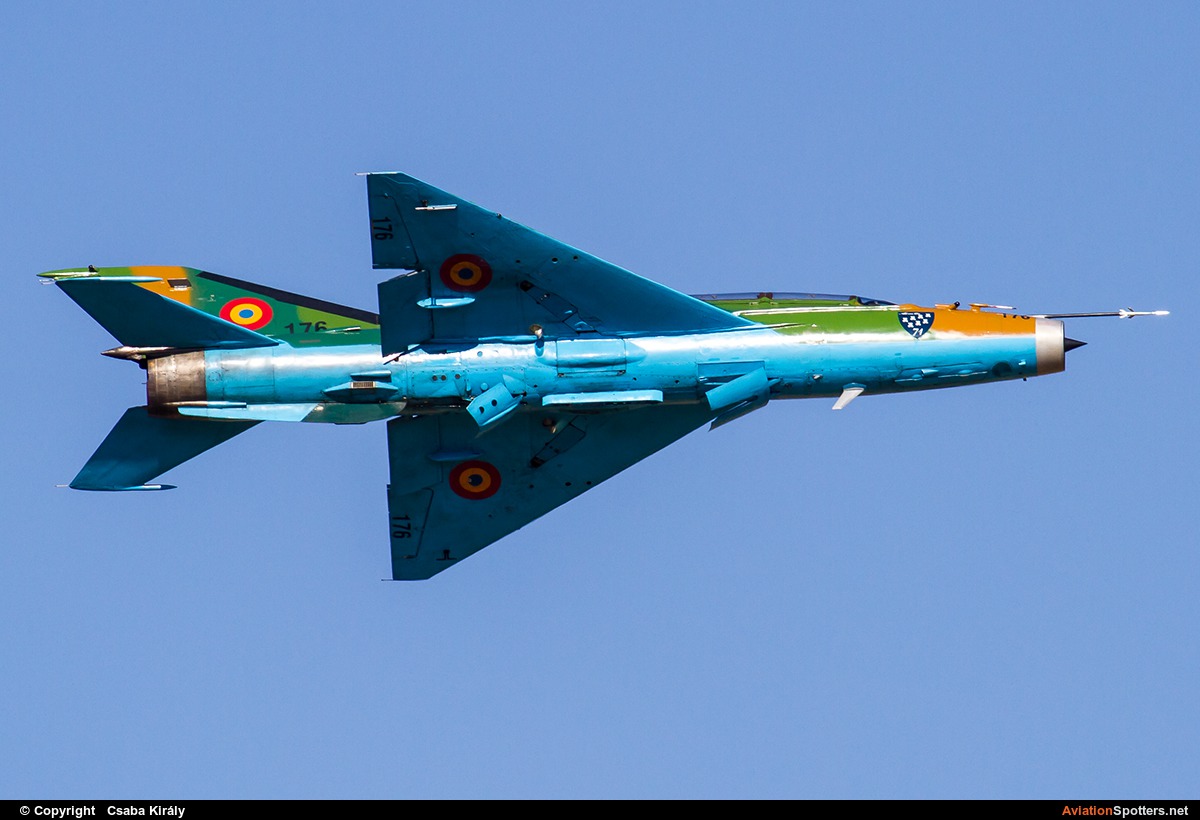 Romania - Air Force  -  MiG-21 UM  LanceR B  (176) By Csaba Király (Csaba Kiraly)