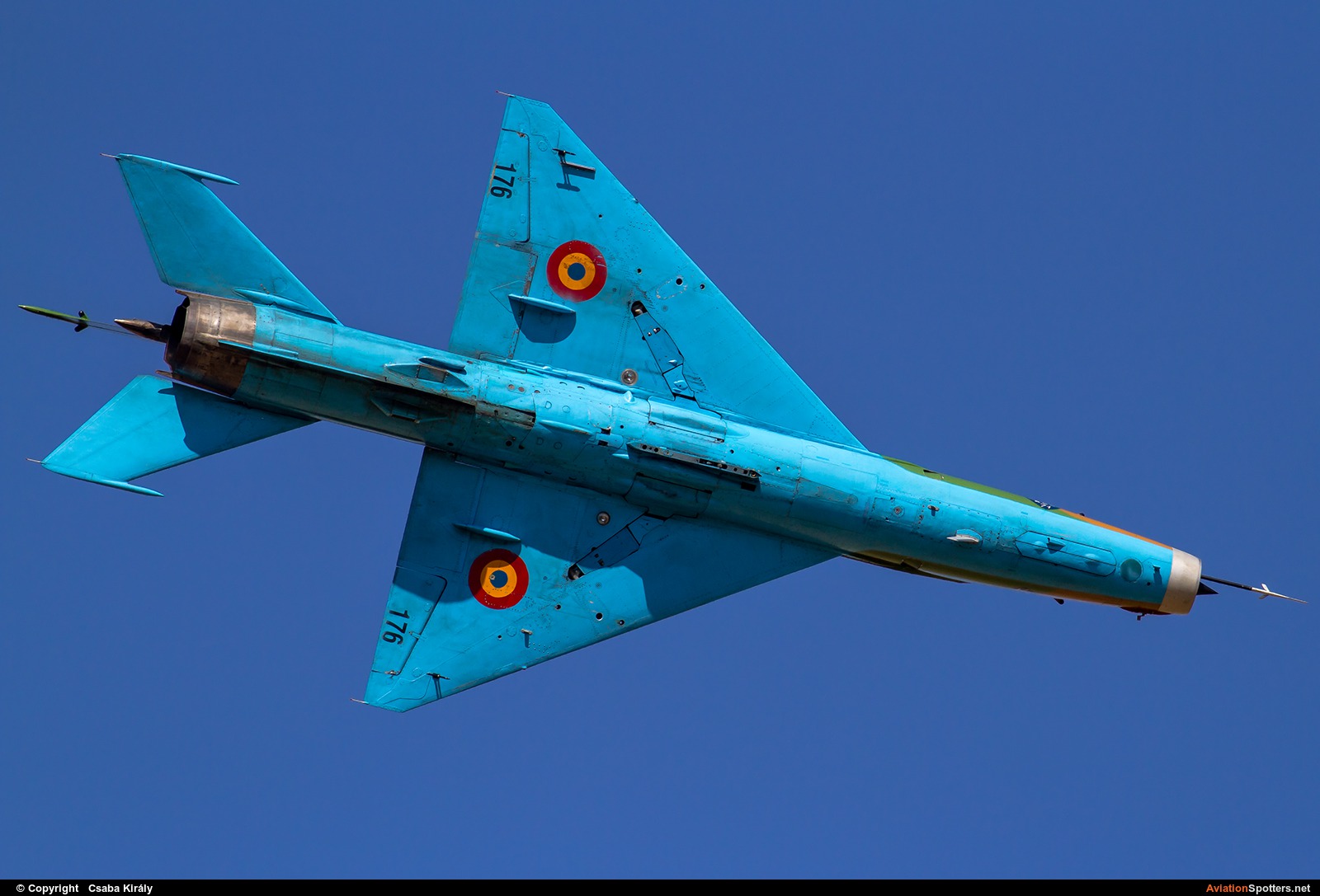 Romania - Air Force  -  MiG-21 UM  LanceR B  (176) By Csaba Király (Csaba Kiraly)