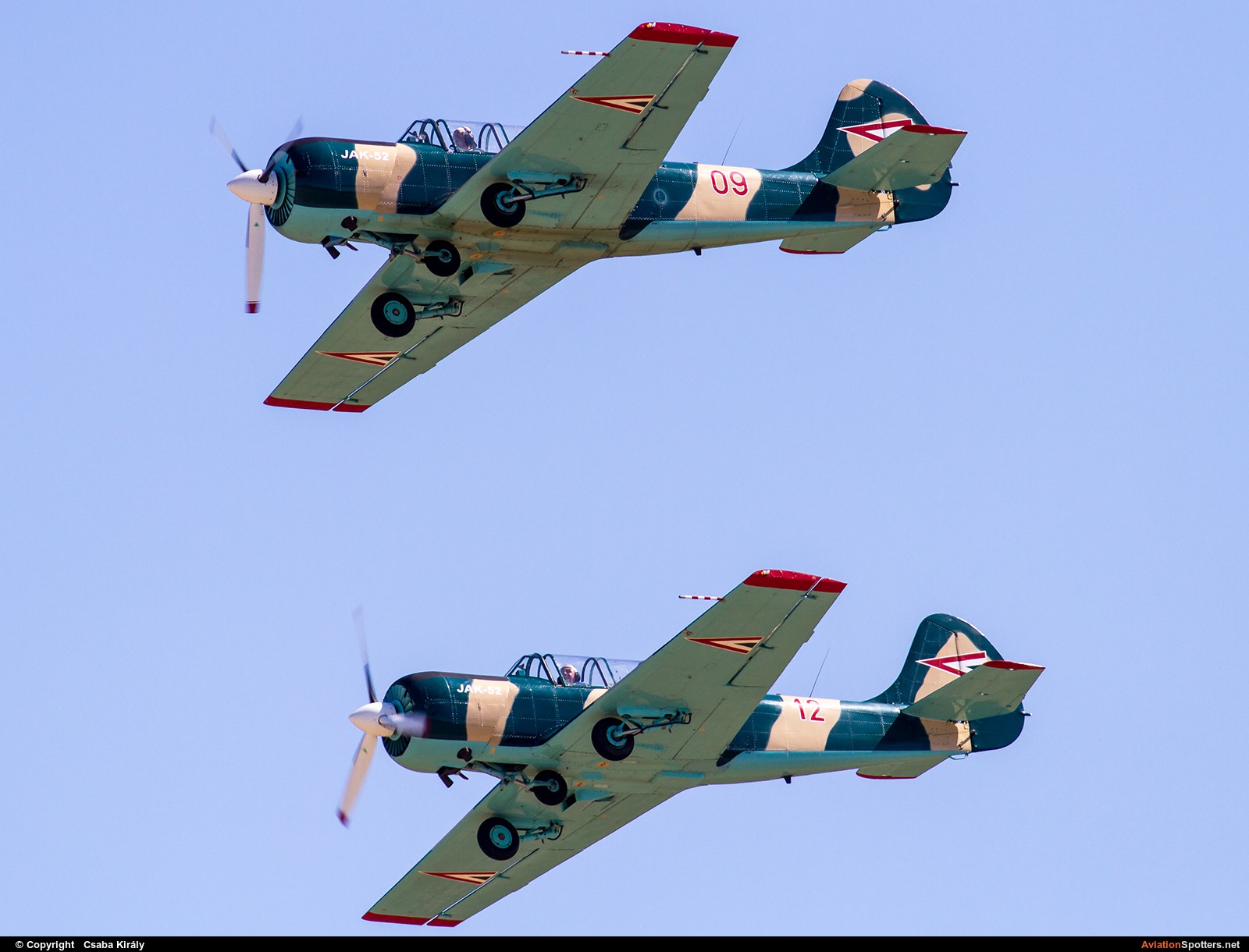 Hungary - Air Force  -  Yak-52  (09) By Csaba Király (Csaba Kiraly)