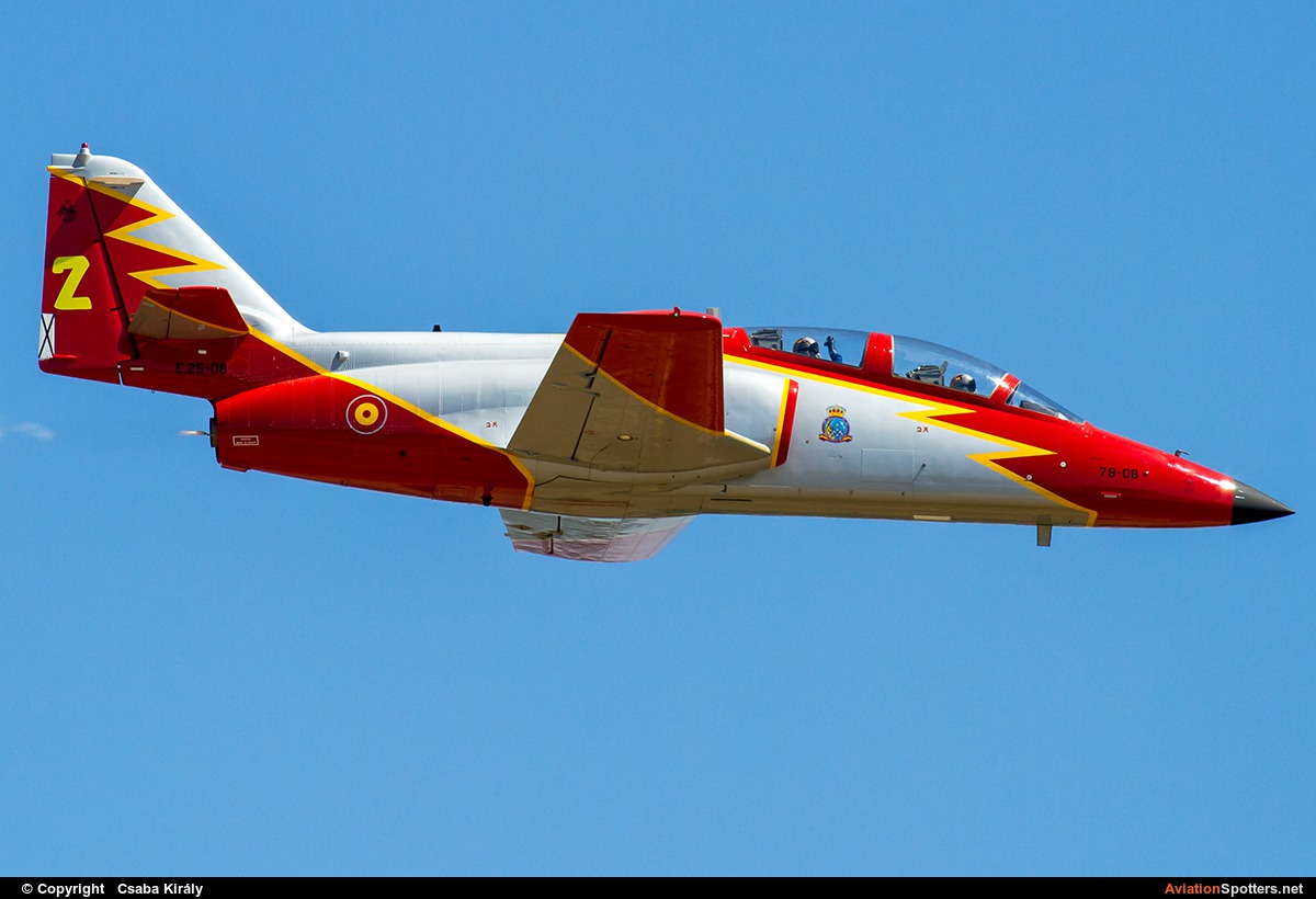 Spain - Air Force : Patrulla Aguila  -  C-101EB Aviojet  (E25-08) By Csaba Király (Csaba Kiraly)